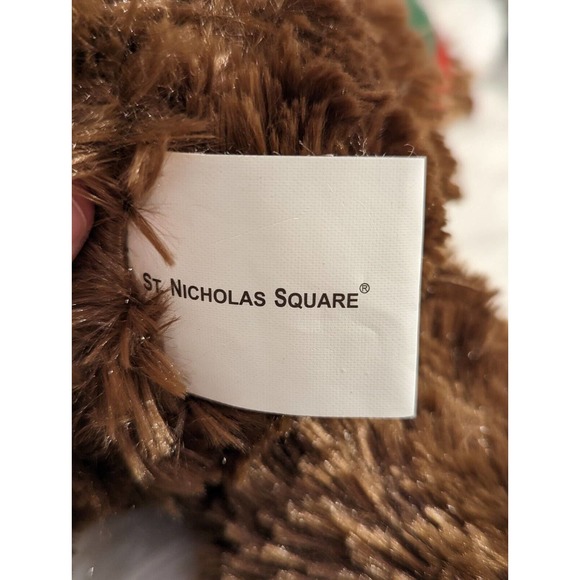 2005 St. Nicholas Square Plush 18” Moose Stuffed Animal Toy Christmas Kohl's - Picture 4 of 4